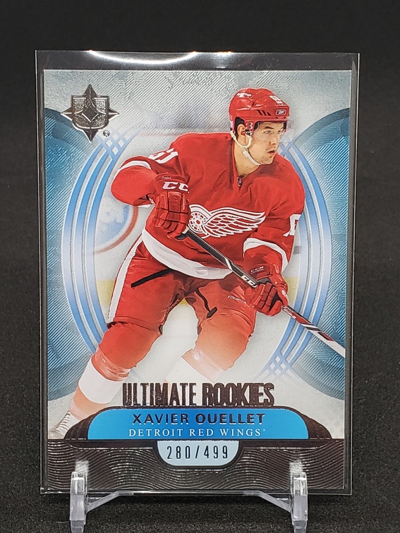 2013-14 Ultimate Collection #82 Xavier Ouellet RC, S# 499