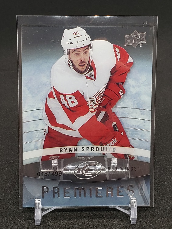 2014-15 Upper Deck Ice #127 Ryan Sproul RC, S# 499
