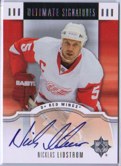 2007-08 Ultimate Collection Ultimate Signatures - Nicklas Lidstrom