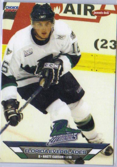 2006-07 Choice ECHL - Brett Carson