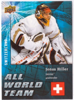 2009-10 Upper Deck All World #AW21 Jonas Hiller